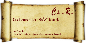 Csizmazia Róbert névjegykártya